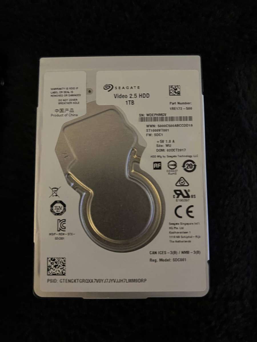 1TB SATA Hard Drive  Tested & Formatted