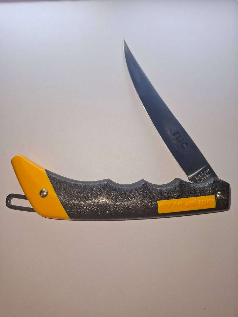 VINTAGE Kershaw by Kai 1244 Folding Angler Fillet Knife - IN BOX - Japan