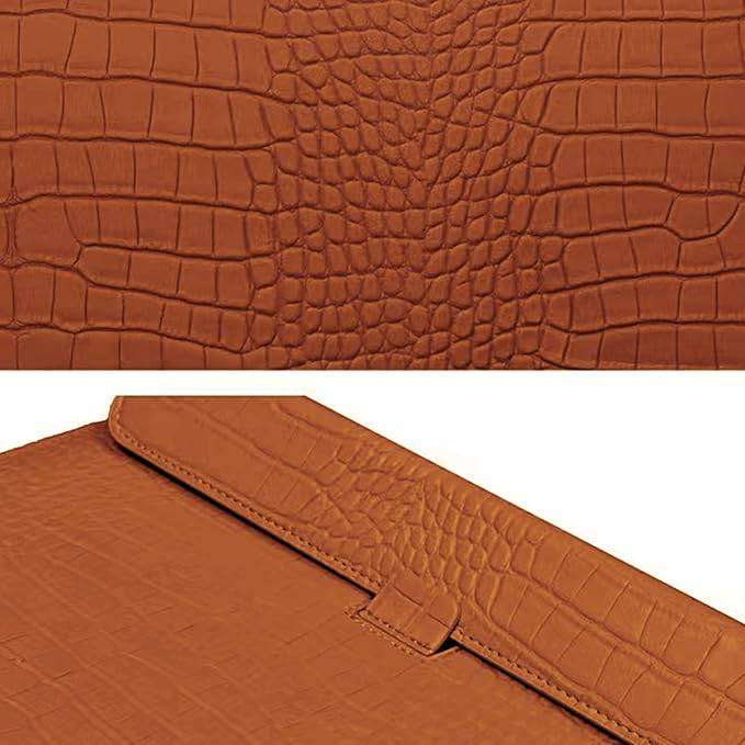 New Brown PU Leather Laptop Sleeve with Built-In Stand  Flap Case for 13\" MacBook Air\Pro & 13.3