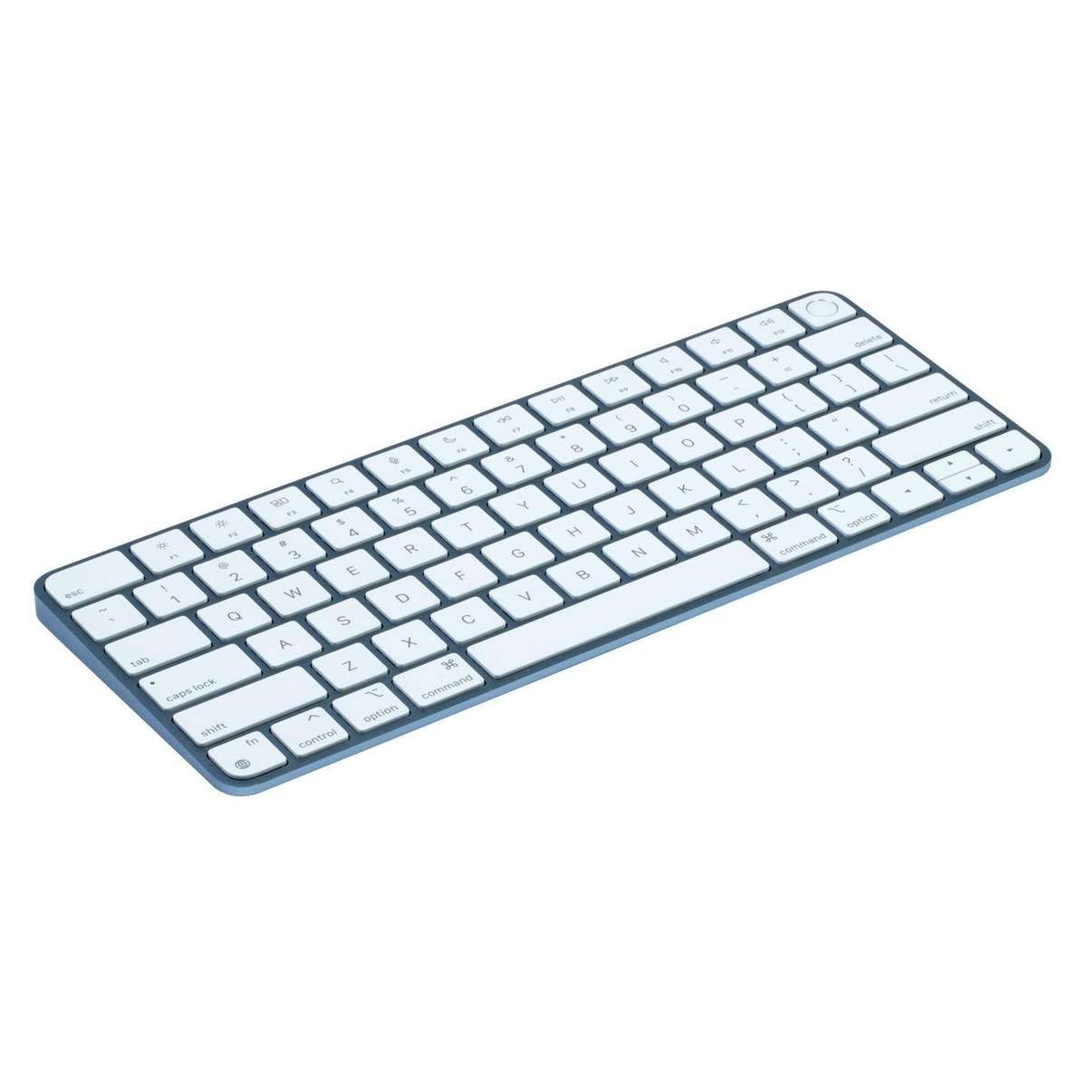 Apple Magic Keyboard with Touch ID Wireless | Rechargeable | Blue Color, Model (A2449)