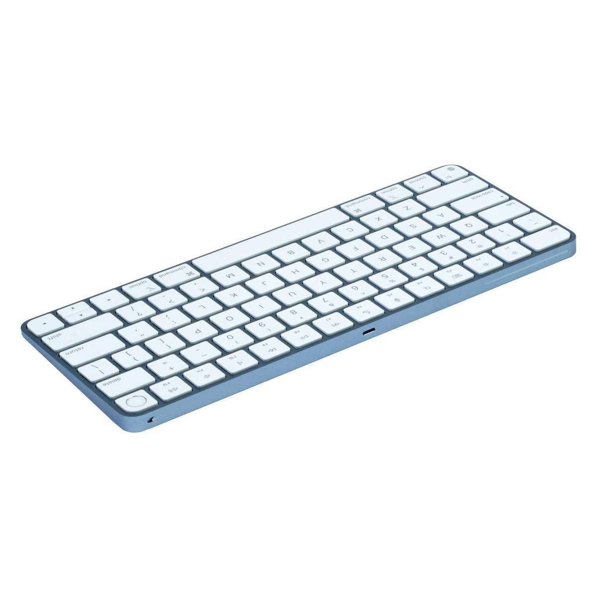 Apple Magic Keyboard with Touch ID Wireless | Rechargeable | Blue Color, Model (A2449)