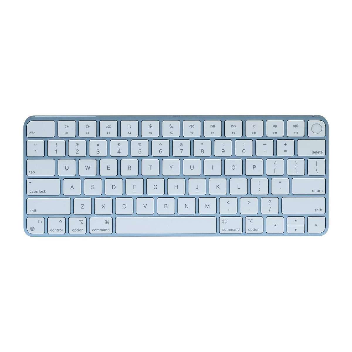 Apple Magic Keyboard with Touch ID Wireless | Rechargeable | Blue Color, Model (A2449)