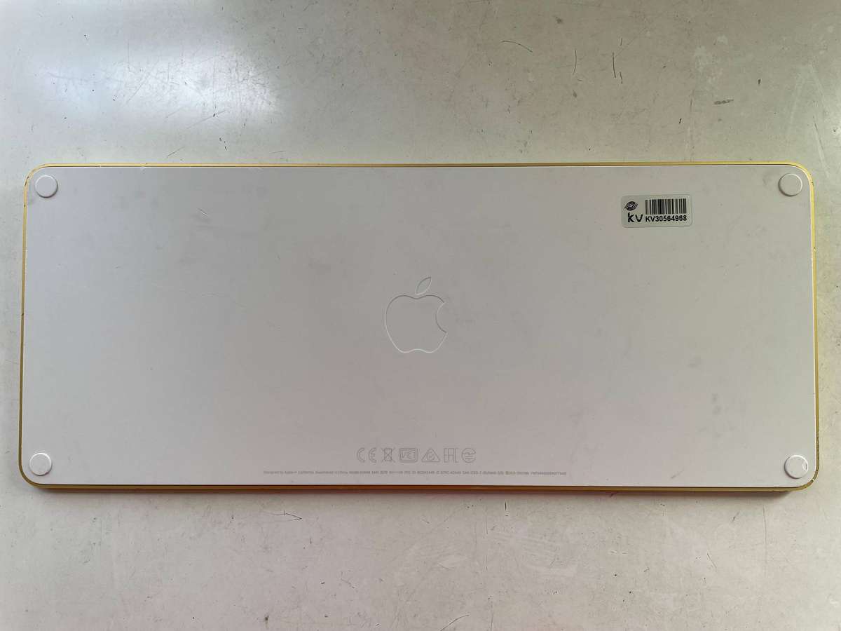 Apple Magic Keyboard with Touch ID Wireless | Rechargeable | Yellow Color, Model (A2449) AZERTY