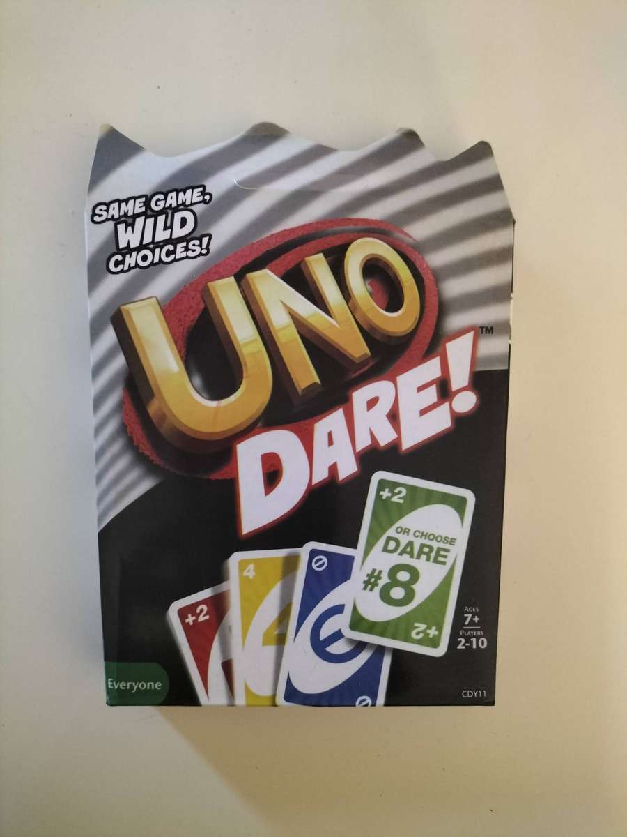 UNO Dare! Card Game - Family & Party Game with Daring Challenges