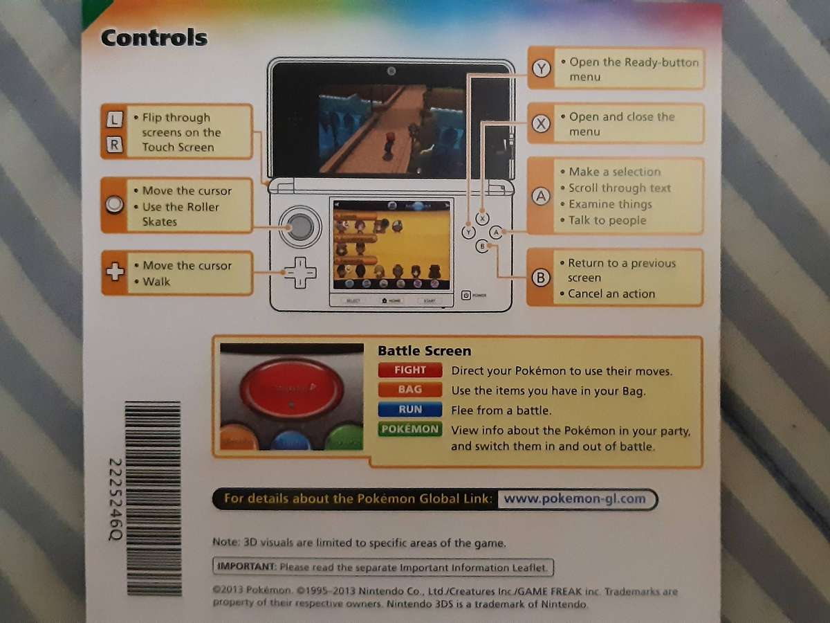 Pokemon Y Nintendo 3DS