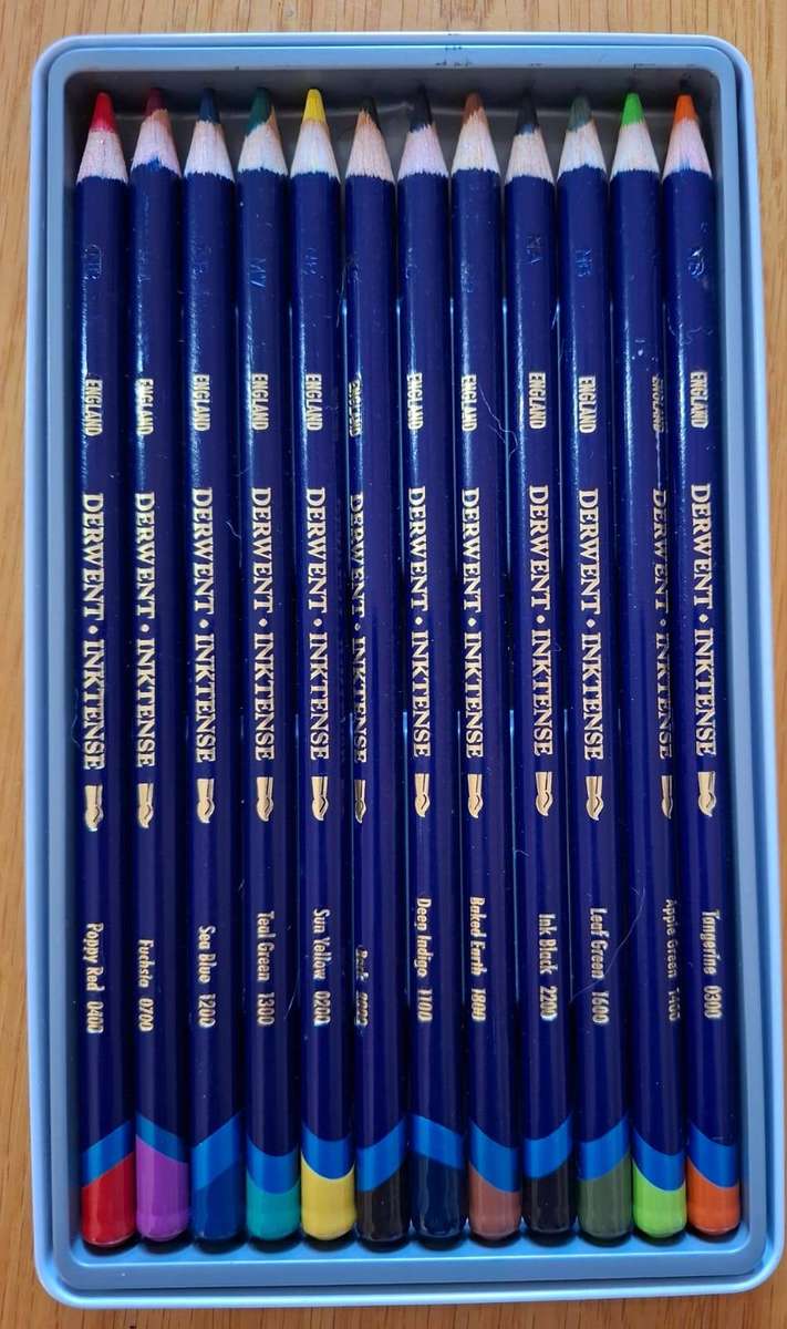 Derwent Inktense Ink  Colouring Pencils