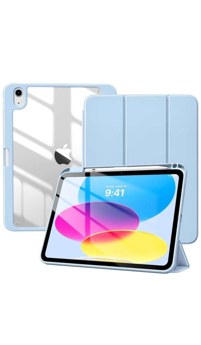 Compatible with iPad (A16) 11th /10th Generation 11 Inch 2025 Sky Blue