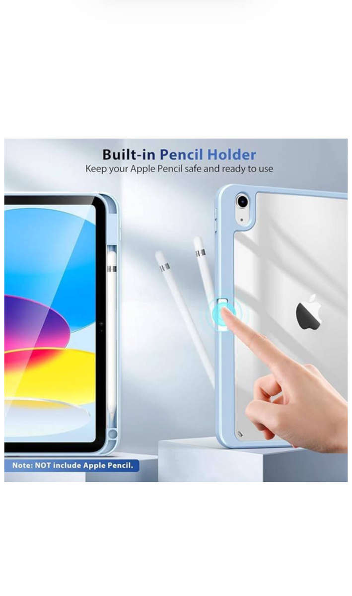 Compatible with iPad (A16) 11th /10th Generation 11 Inch 2025 Sky Blue