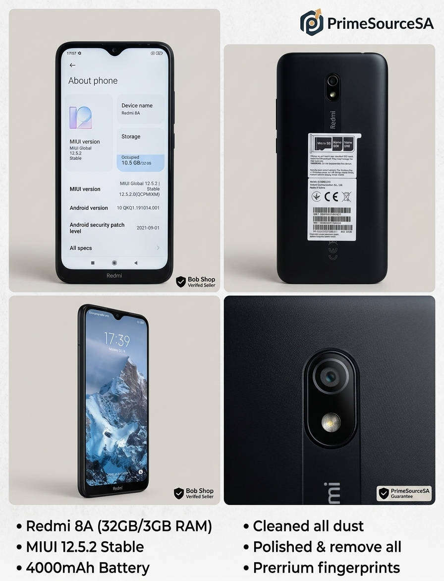 Xiaomi Redmi 8A 32GB  Fully Tested & Cleaned