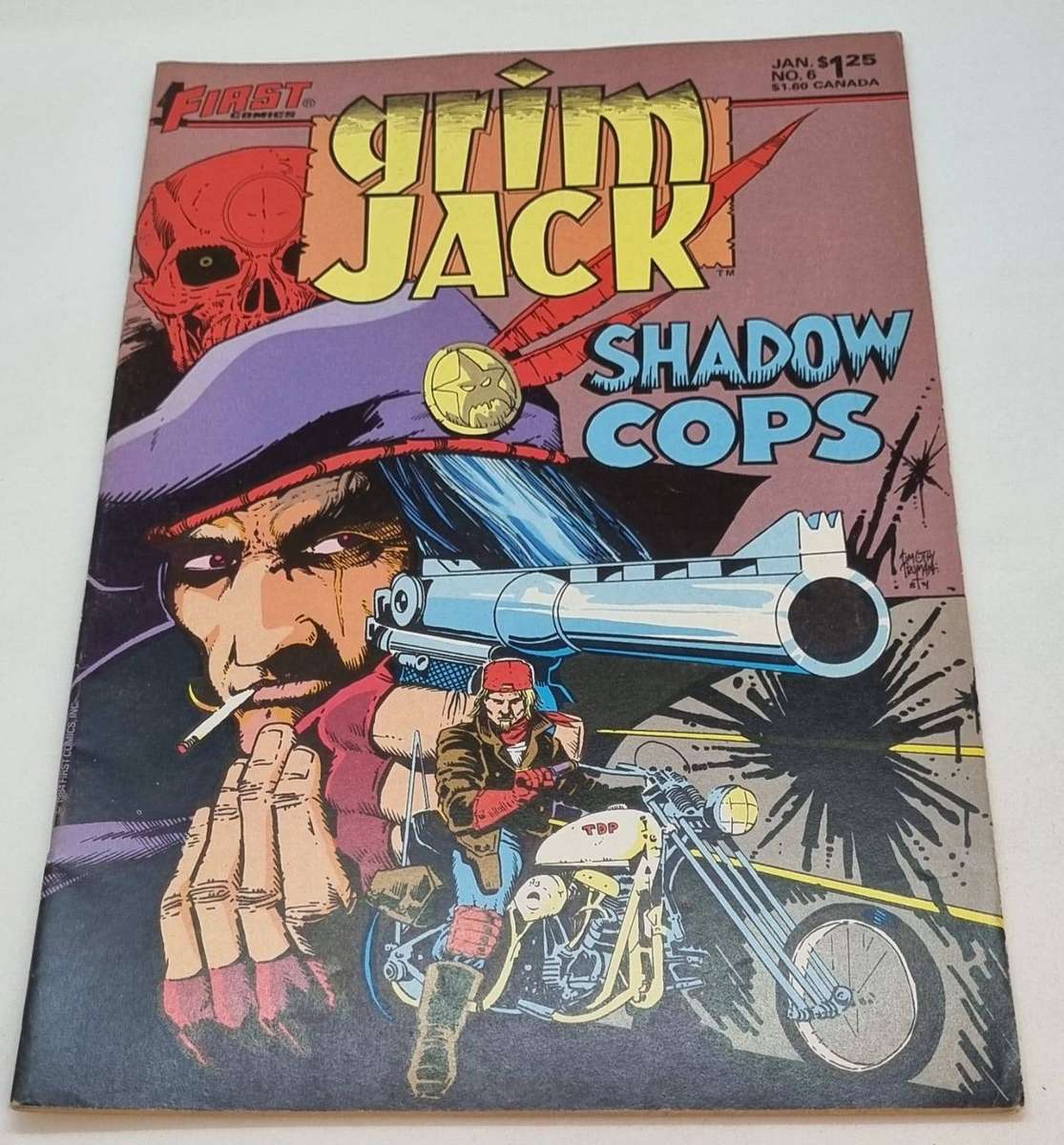 Bronze Age Comic, GrimJack #6, Published by First Comics, January 1985