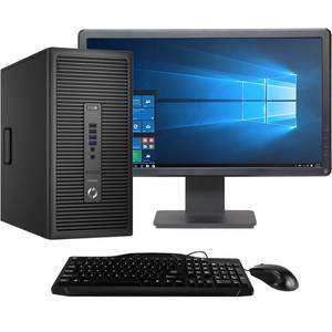 Full Set Pc Hp 280 G1/Core i5 4th Gen/8gb Ram/500gb Hdd+19inch Screen