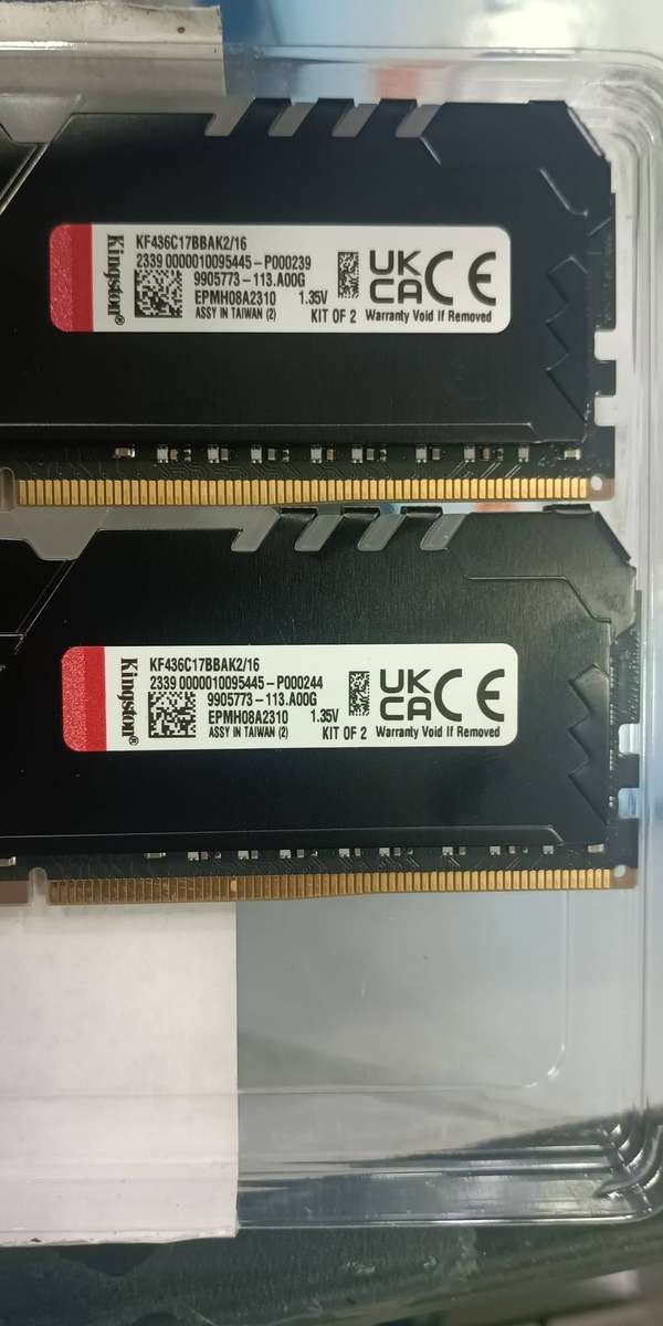 Kingston Fury Beast 16GB(8GB X2) DDR4 Gaming Ram- High Performance Kit