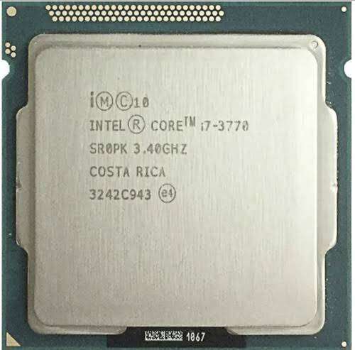 Core i7 3770 3rd Gene Processor up to 3.9Ghz