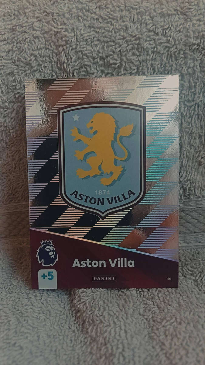 Panini AXL 2025 Aston Villa Logo Premier League Trading Card