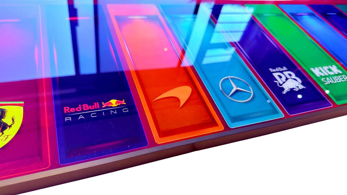 DF Studios | F1 Speed Champions 12 Team Horizontal Display Frame | CLASSIC RANGE