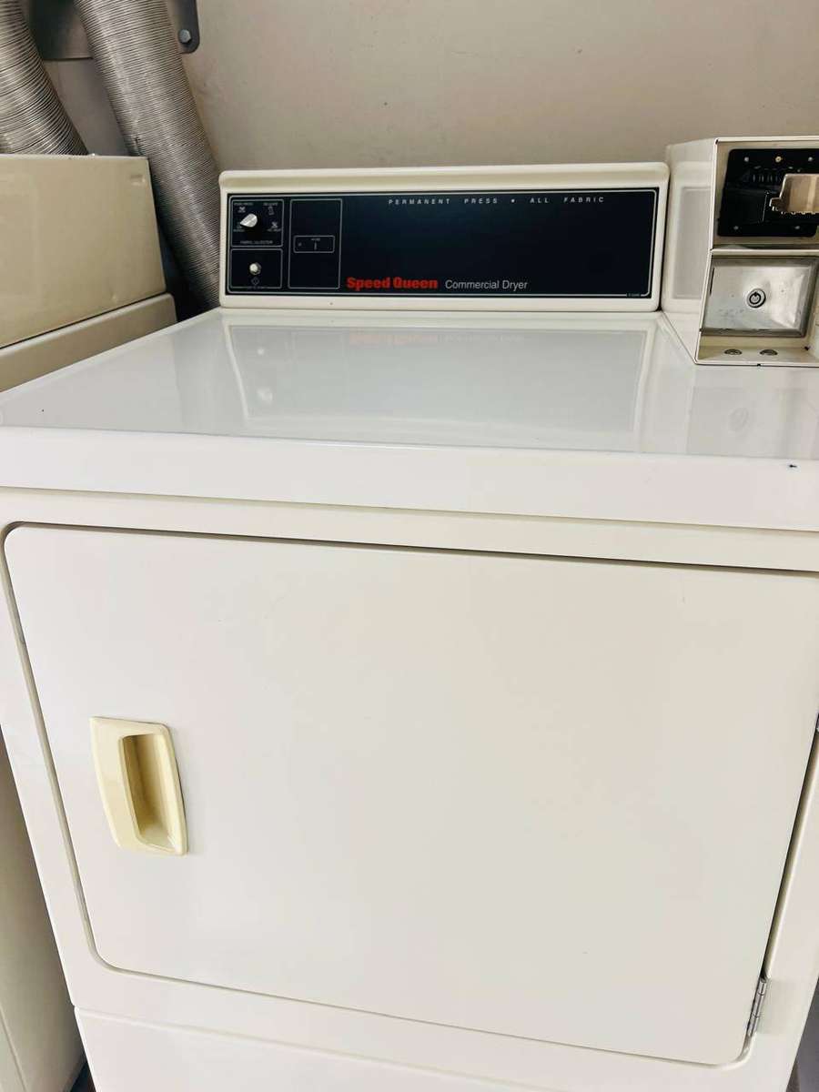 Speed Queen coin operated tumble dryer