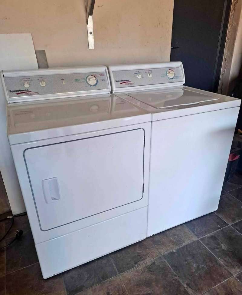 Speed Queen washer and dryer combo - fully serviced secondhand