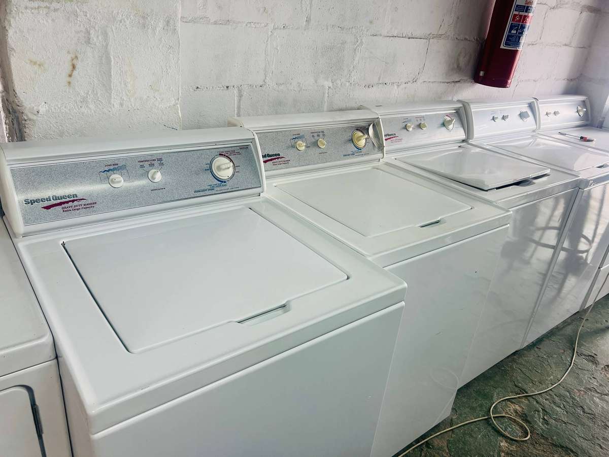Speed Queen washing machine - reliable secondhand laundry appliance