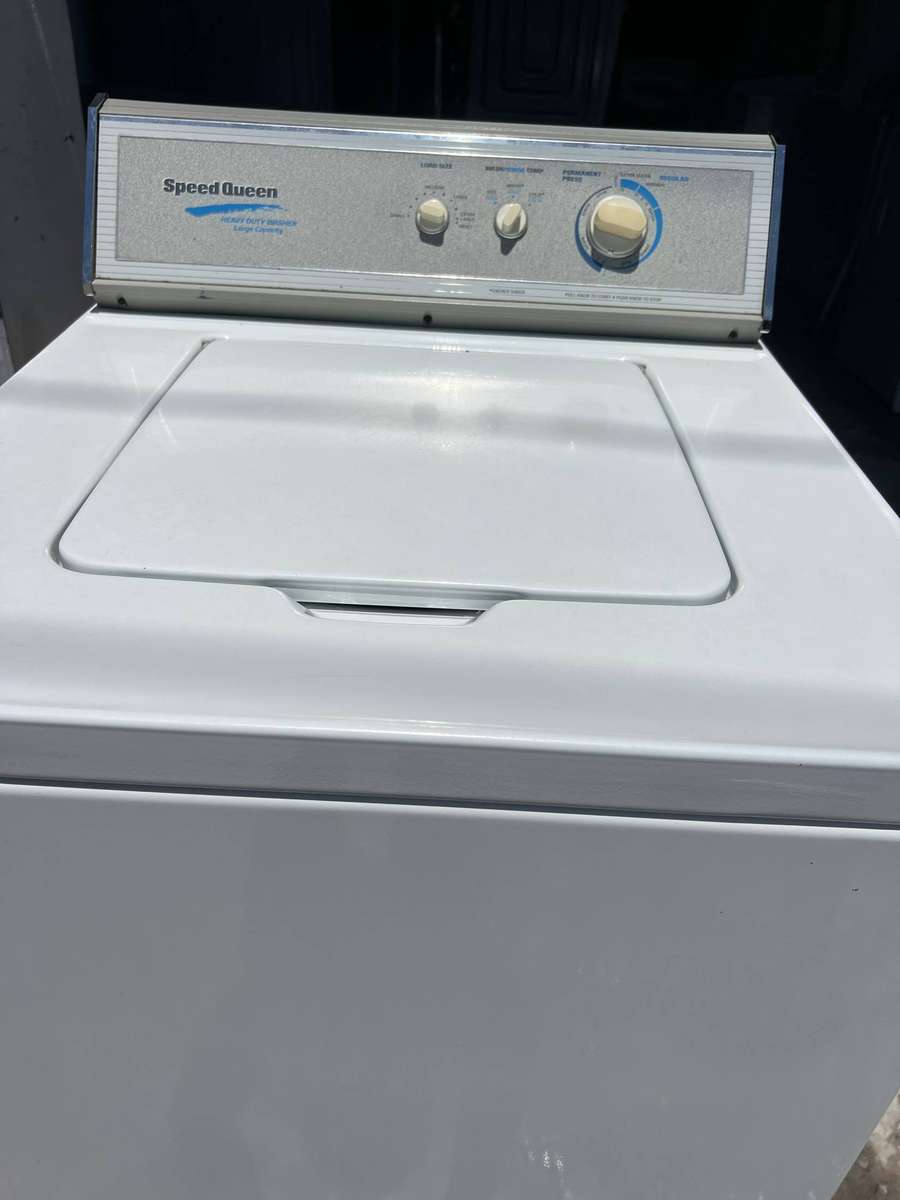 Speed Queen washing machine - reliable secondhand laundry appliance