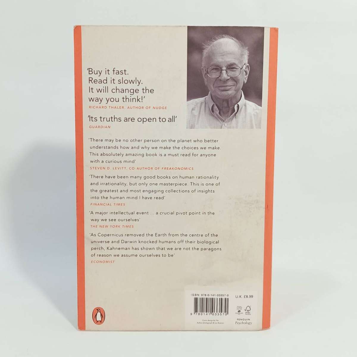 Thinking, Fast and Slow by Daniel Kahneman (Nobel Prize Winner) - Penguin Books