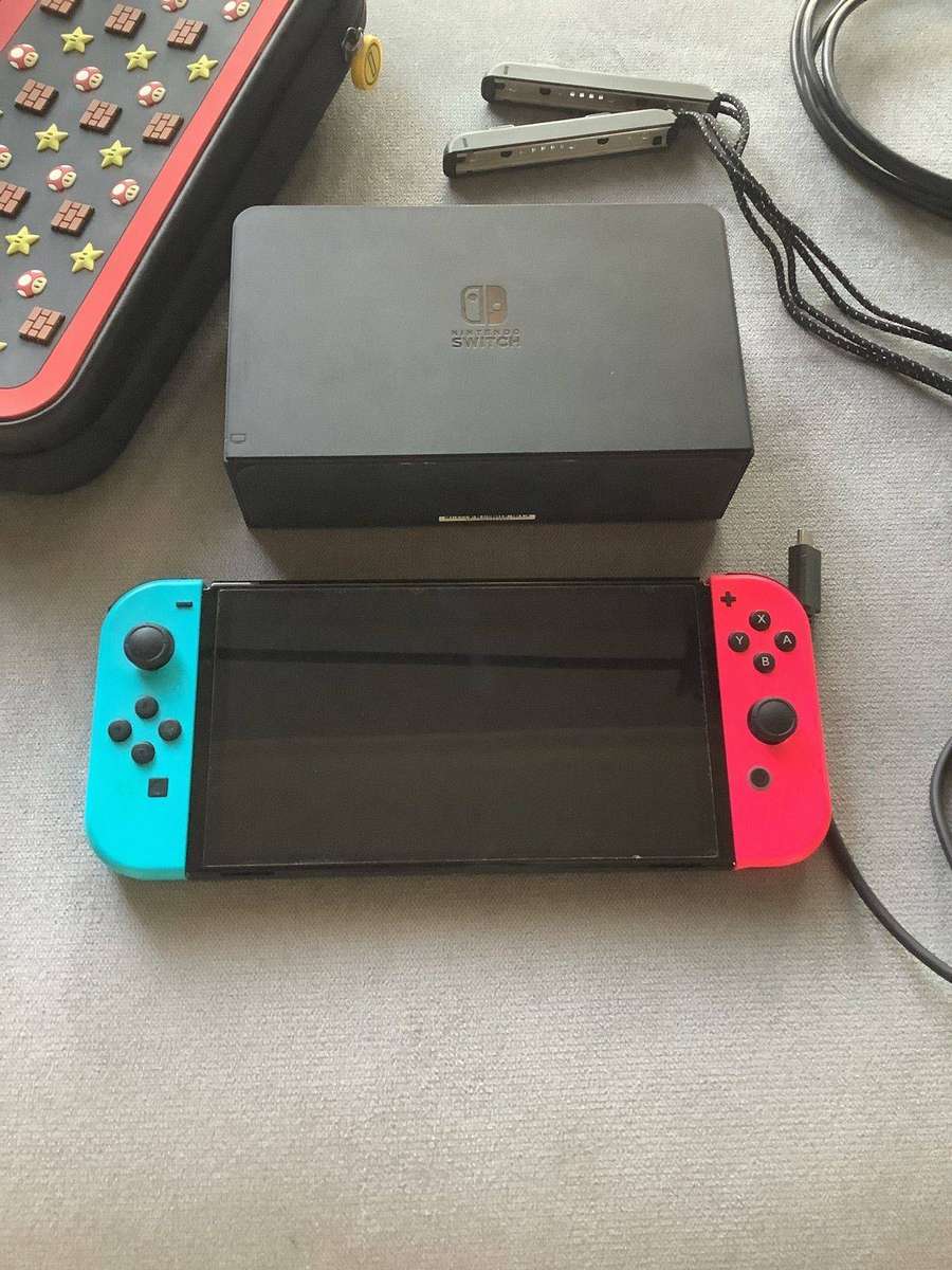 Nintendo Switch OLED  with accessories