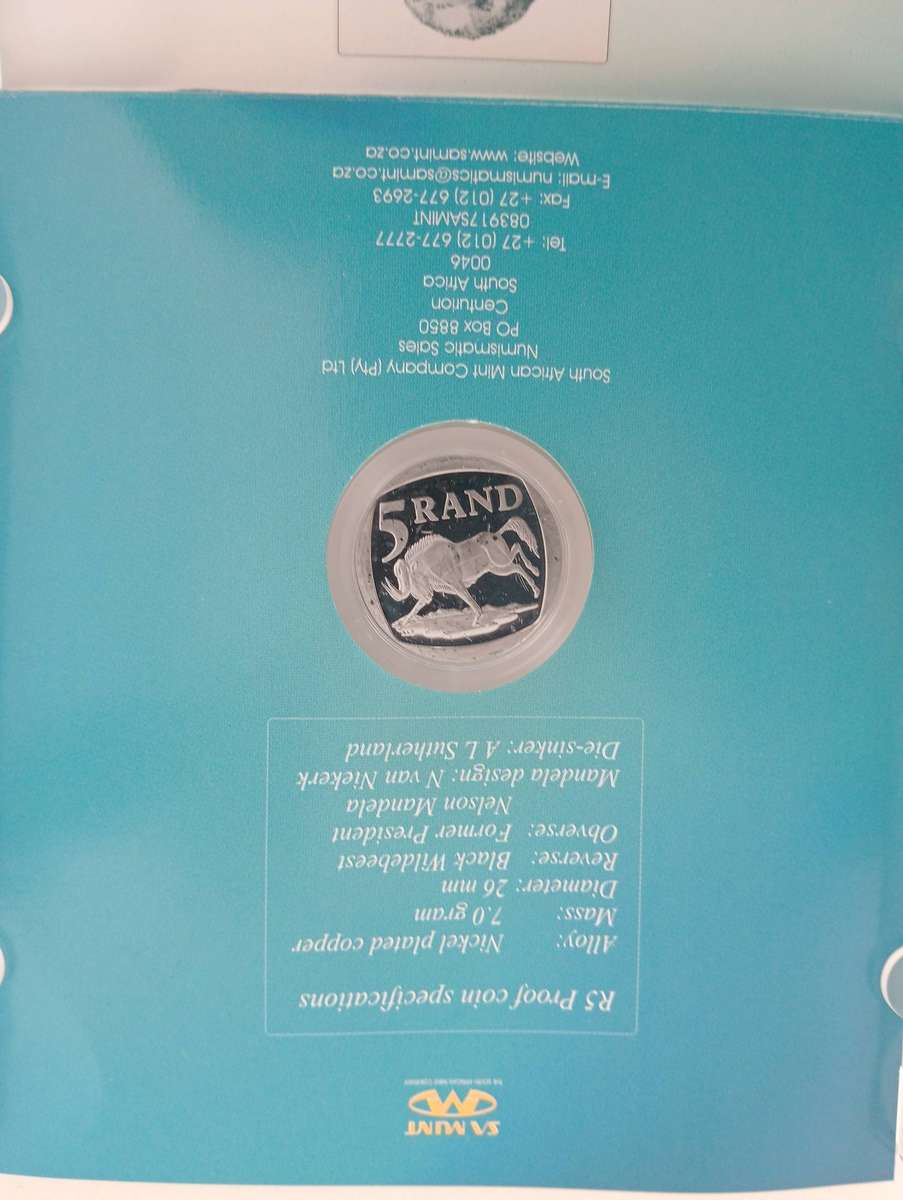 2000 Silver R5 Proof Coin in CD Holder