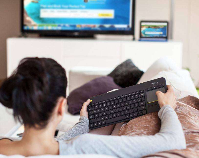 Logitech K400 PLUS Wireless Touch Keyboard with Touchpad