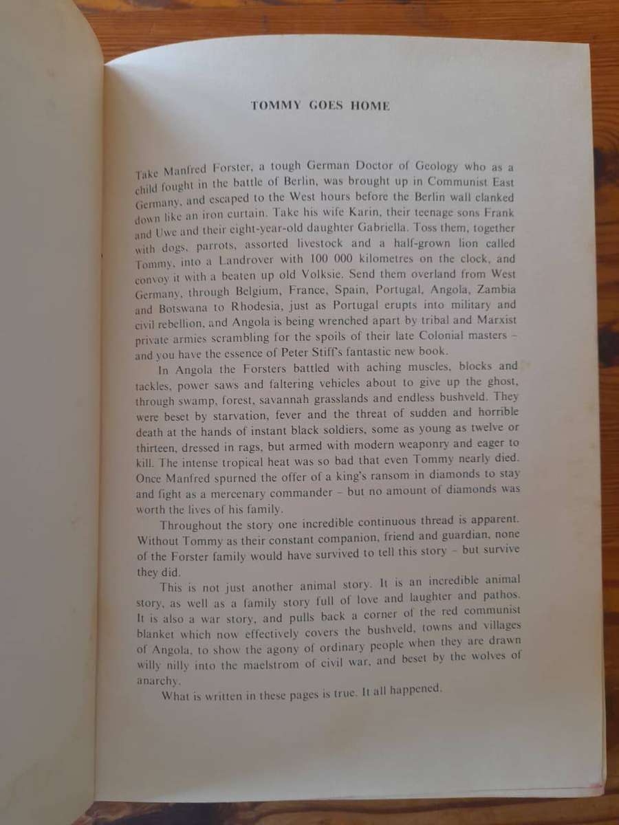 Tommy goes Home by Peter Stiff