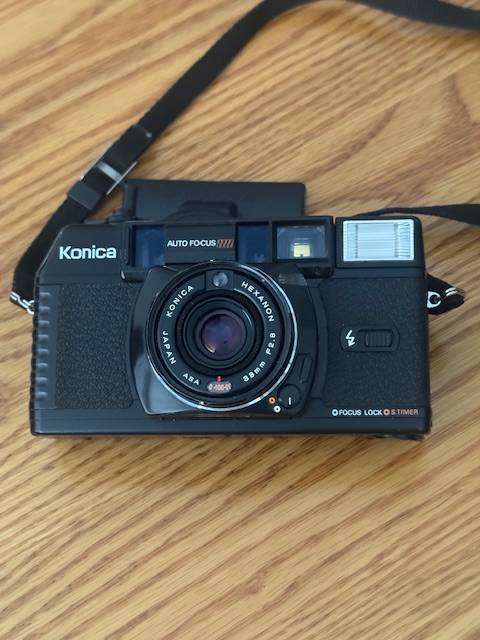 kONICA FILM KAMERA 38mm 2.8 as per photos