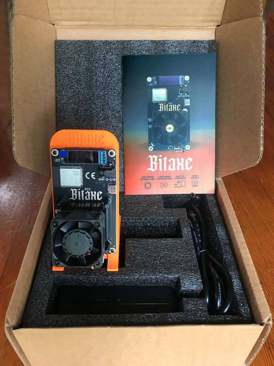 Bitaxe Gamma 601 Lucky Miner  1.2 TH/s 18W Bitcoin Solo / Pool Mini ASIC