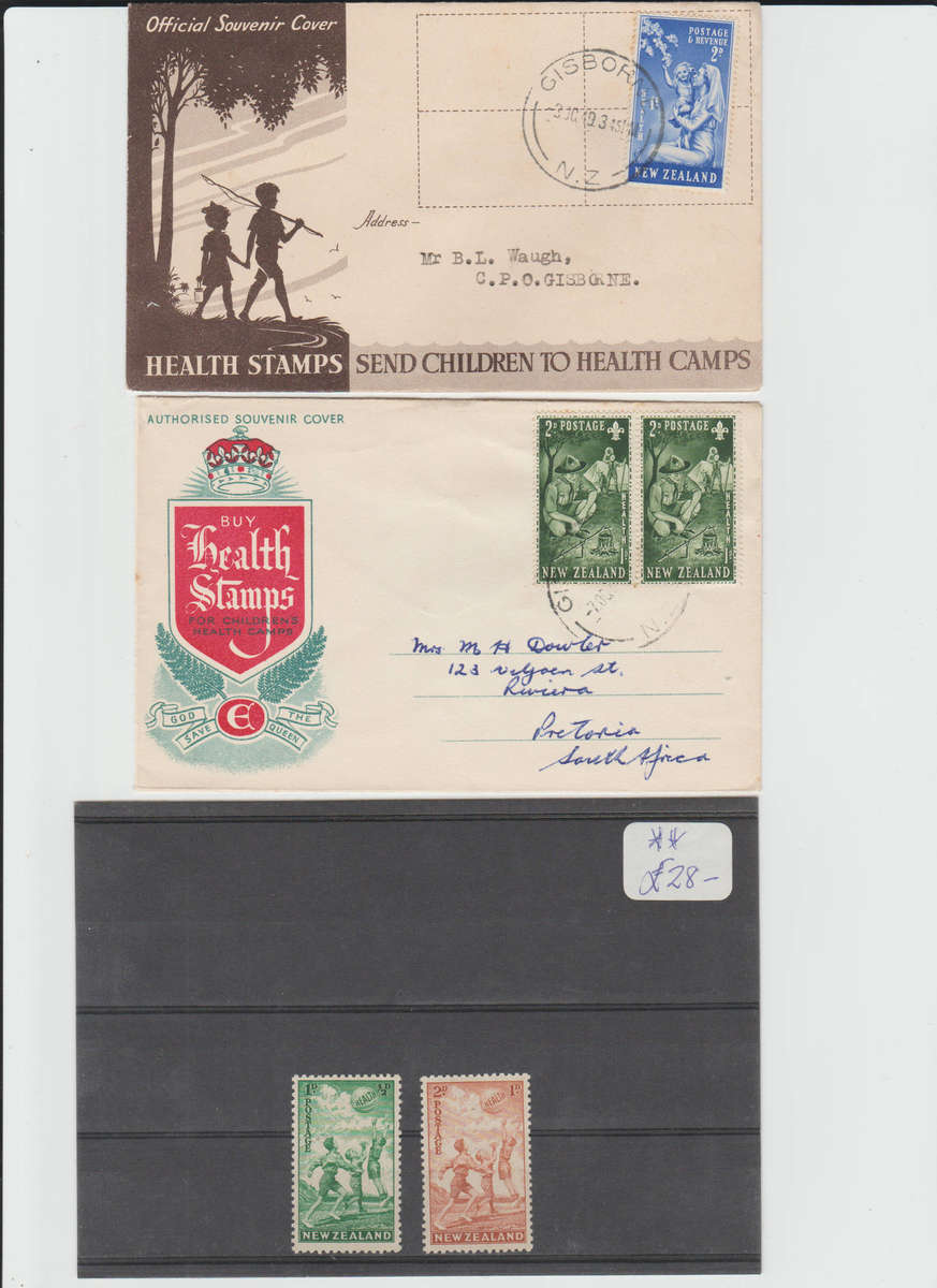 New Zealand Philatelic Collection: Unmounted (**) & Mounted Mint Stamps & First Day Covers