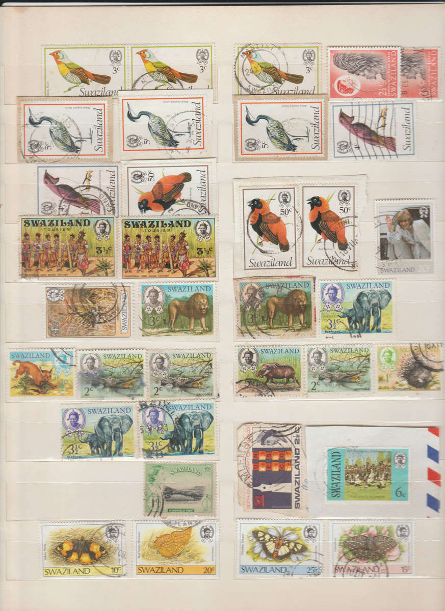 Swaziland Stamp Collection | Vintage British Protectorate & Independence Issues | Used & MM