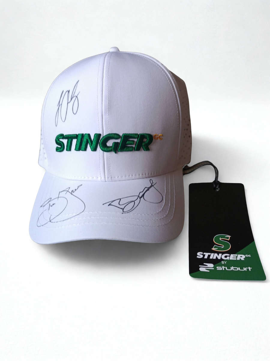 Rare signed "We buy cars x Stinger GC" hat