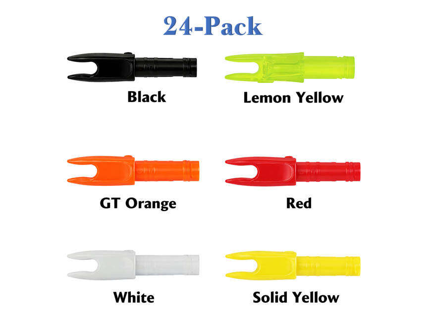 Push-In Nocks-Carbon Arrows-24-pack