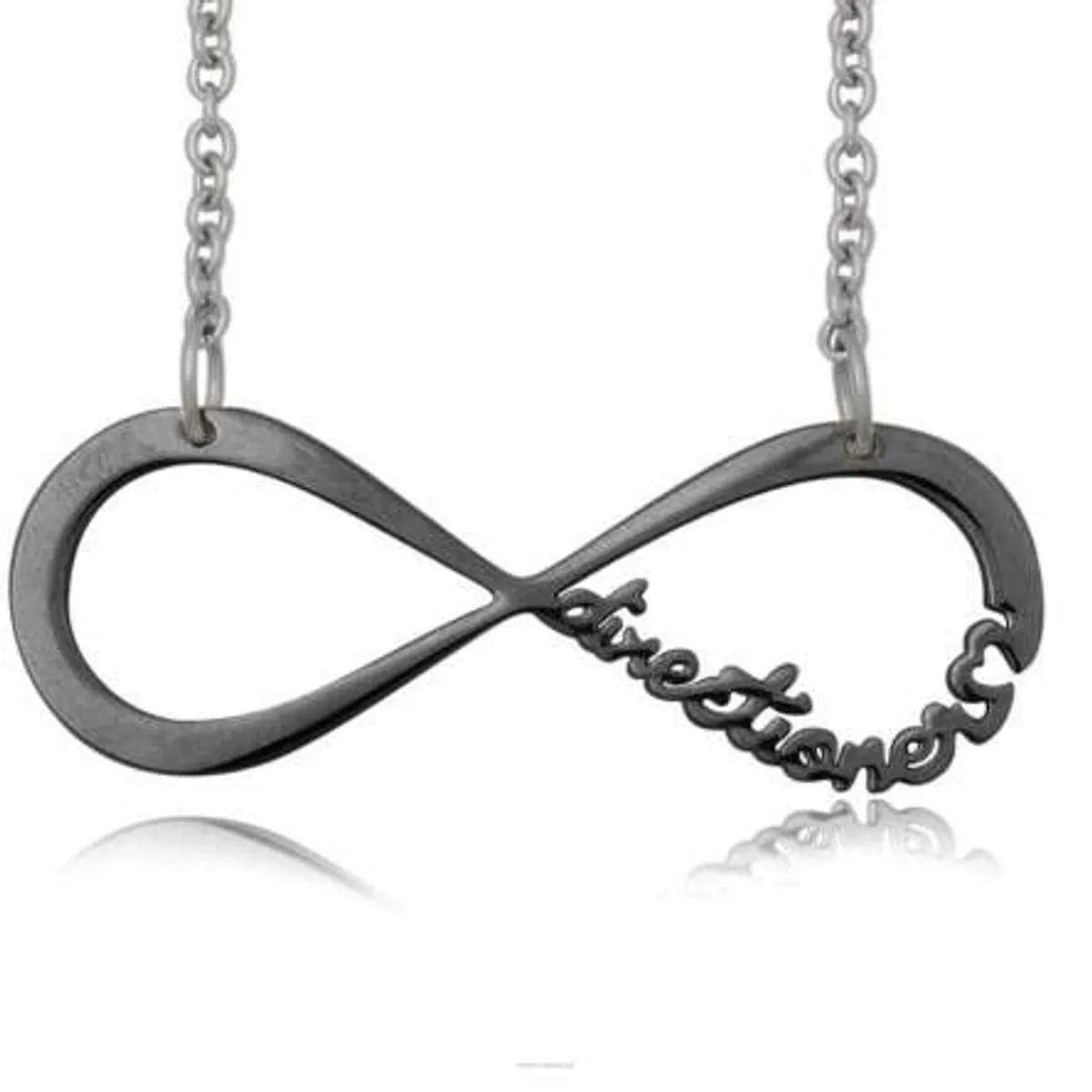 One Direction Infinity Directioner necklace 1D Pendant.