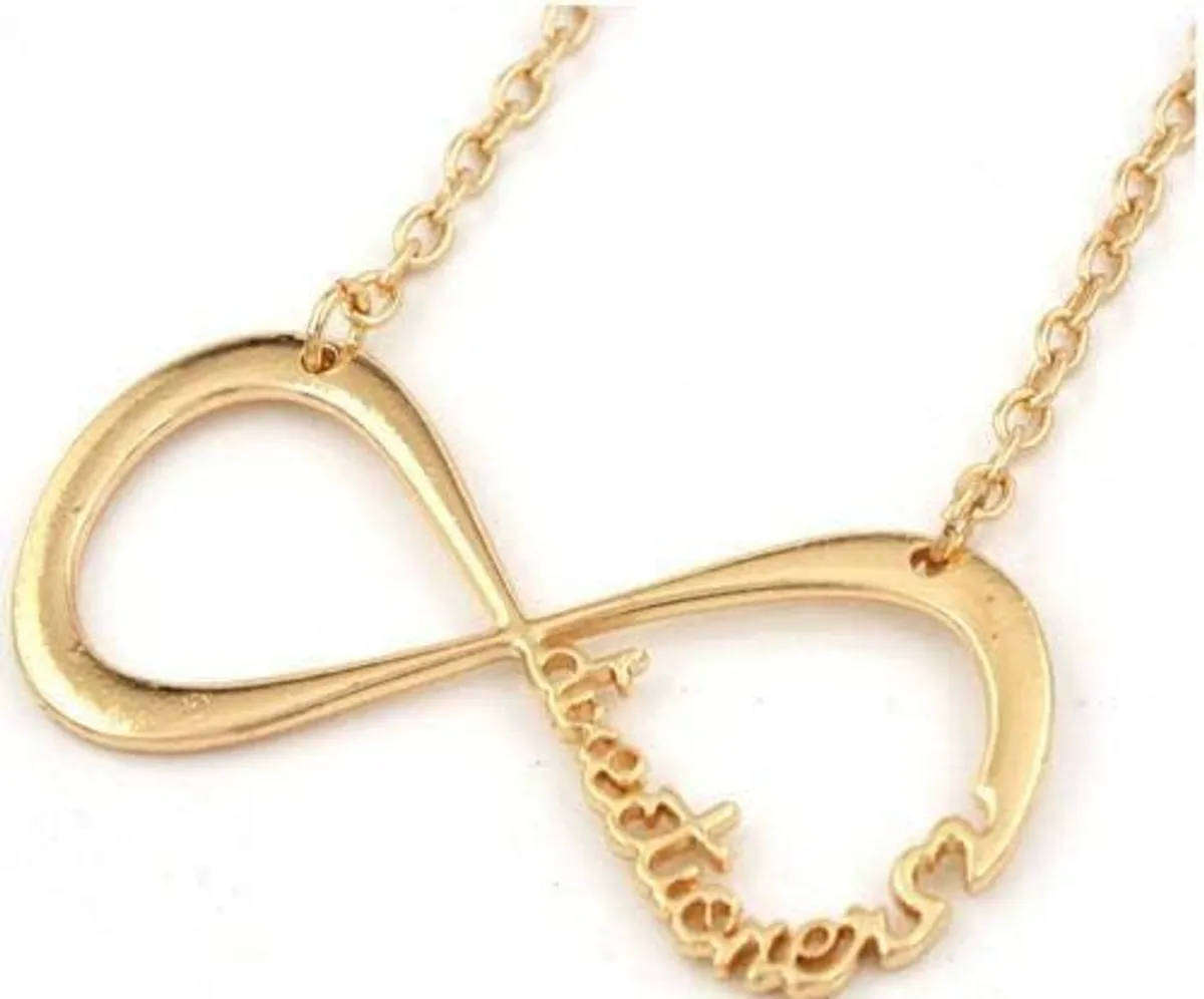 One Direction Infinity Directioner necklace 1D Pendant.