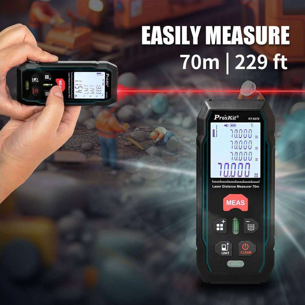 PROSKIT NT-6370 | LASER DISTANCE MEASURER
