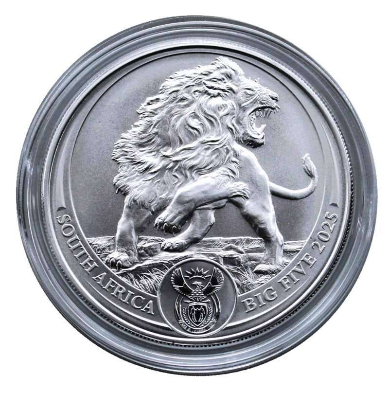 1oz silver 2025 South African Big 5 Lion
