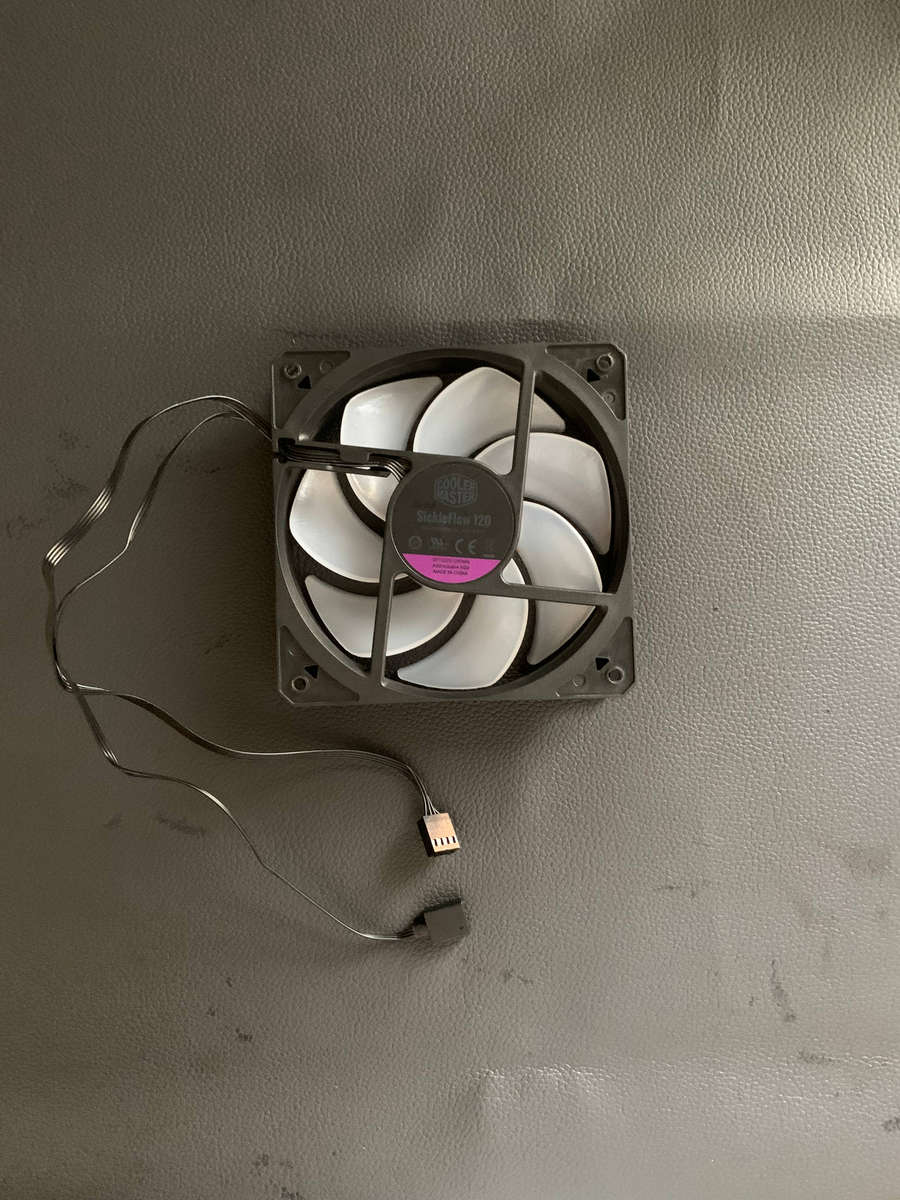 Case fans x3 [Cooler Master SICKLEFLOW 120 ARGB]