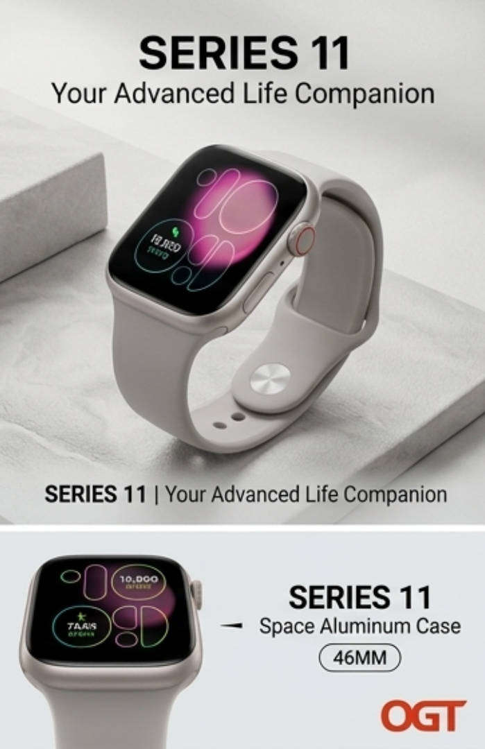 Series 11 Ultra Smart Watch  Professional Edition with 2 Premium Straps