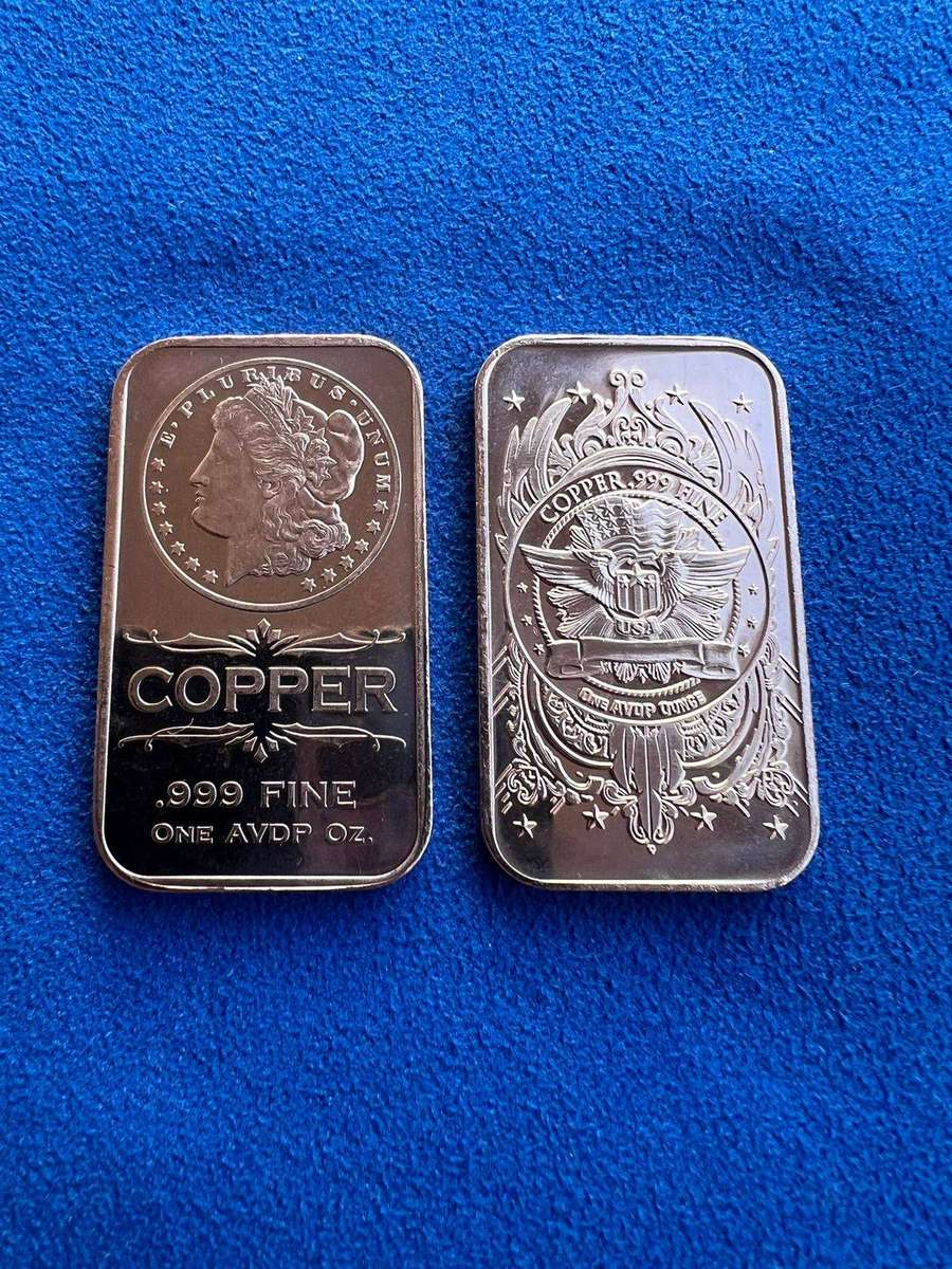 1 oz Copper Bar American