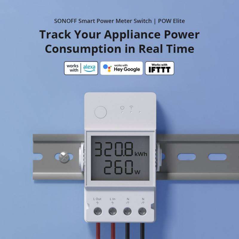 SONOFF POW R320D Elite - Geyser and Pool Smart Power Meter Switch