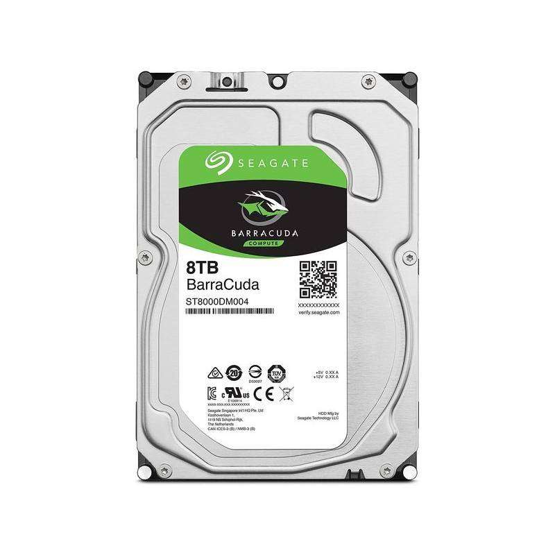 Seagate - BarraCuda 8TB 3.5 inch 6GB/S 256mb Cache Internal Hard Drive