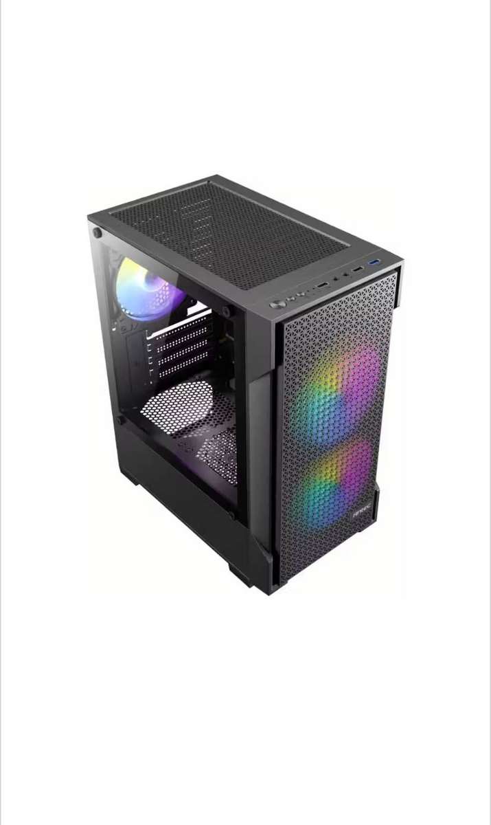 Antec VX100M ARGB Micro-ATX Mini Tower Gaming PC Case Black