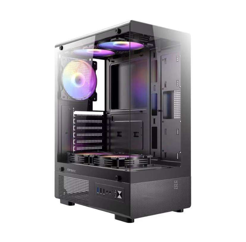 Antec VCX300 ARGB ATX Black Gaming Chassis