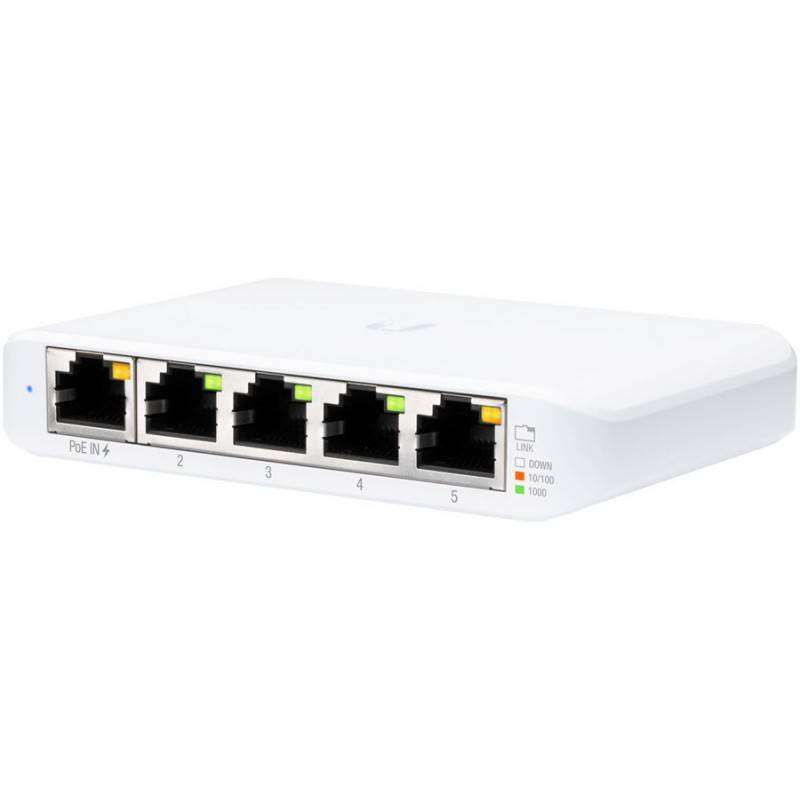 Ubiquiti 5 Port Gigabit Managed 1 PoE Input UniFi Flex Switch / USW-Flex-Mini