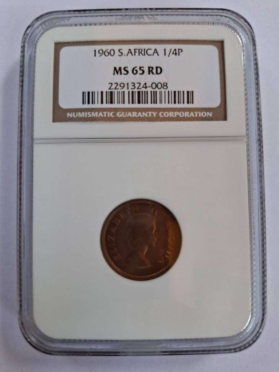 1960 South Africa Pre-Decimal Coin Set | NGC Graded | Half Crown | Mint State (8 Coins)
