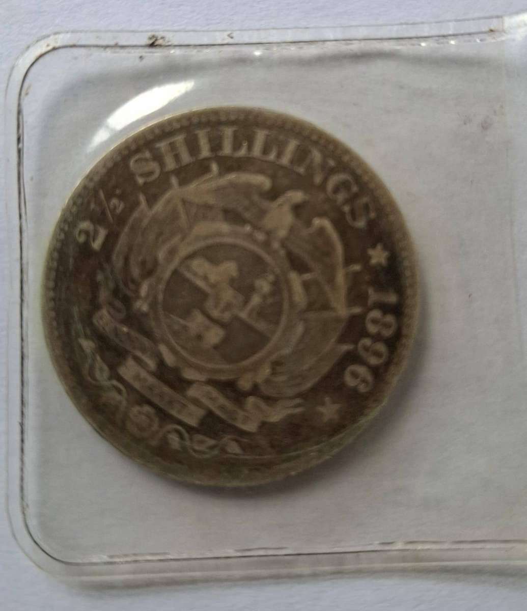 1896 ZAR (South African Republic) Complete 5-Coin Silver Set  Circulated  Full Matching Year