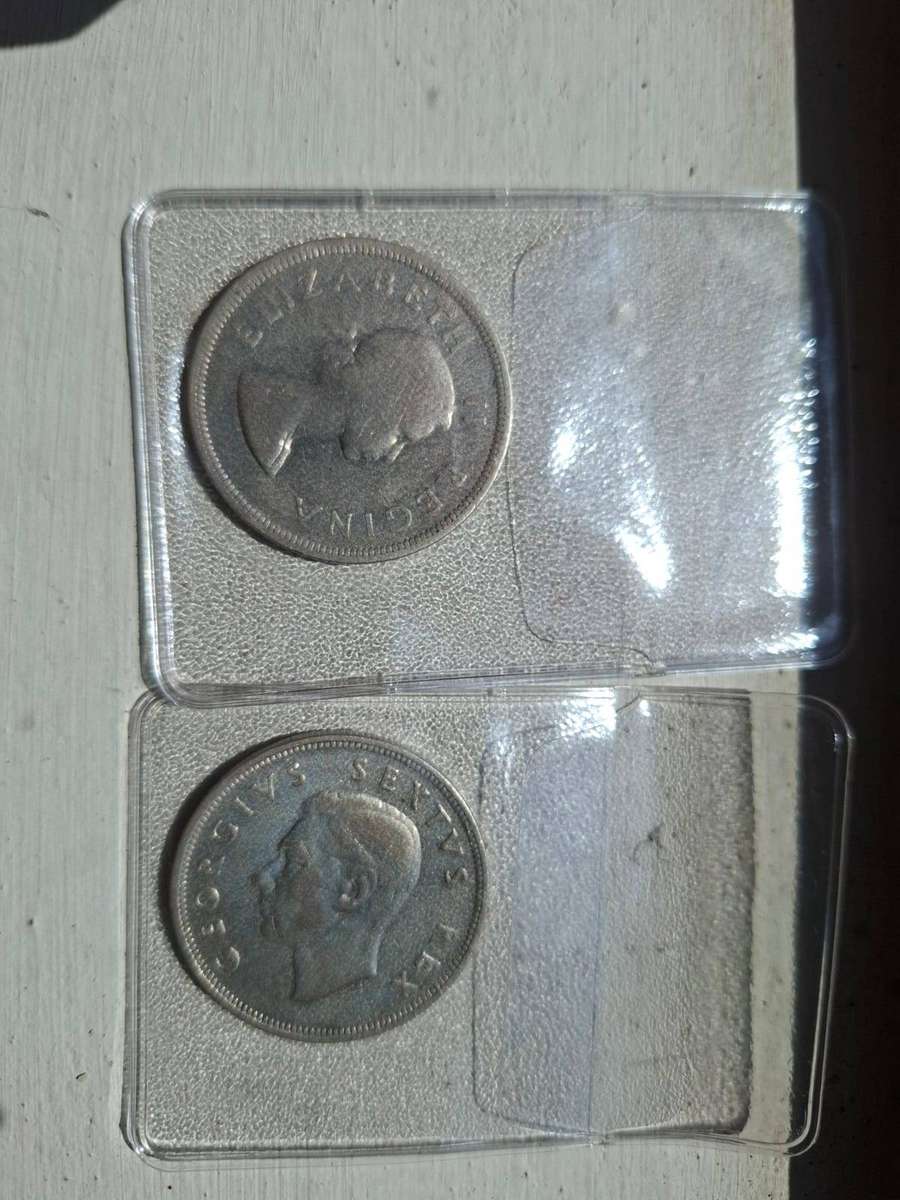 1952 & 1953 South Africa 2½ Shillings  80% Silver  Consecutive Years