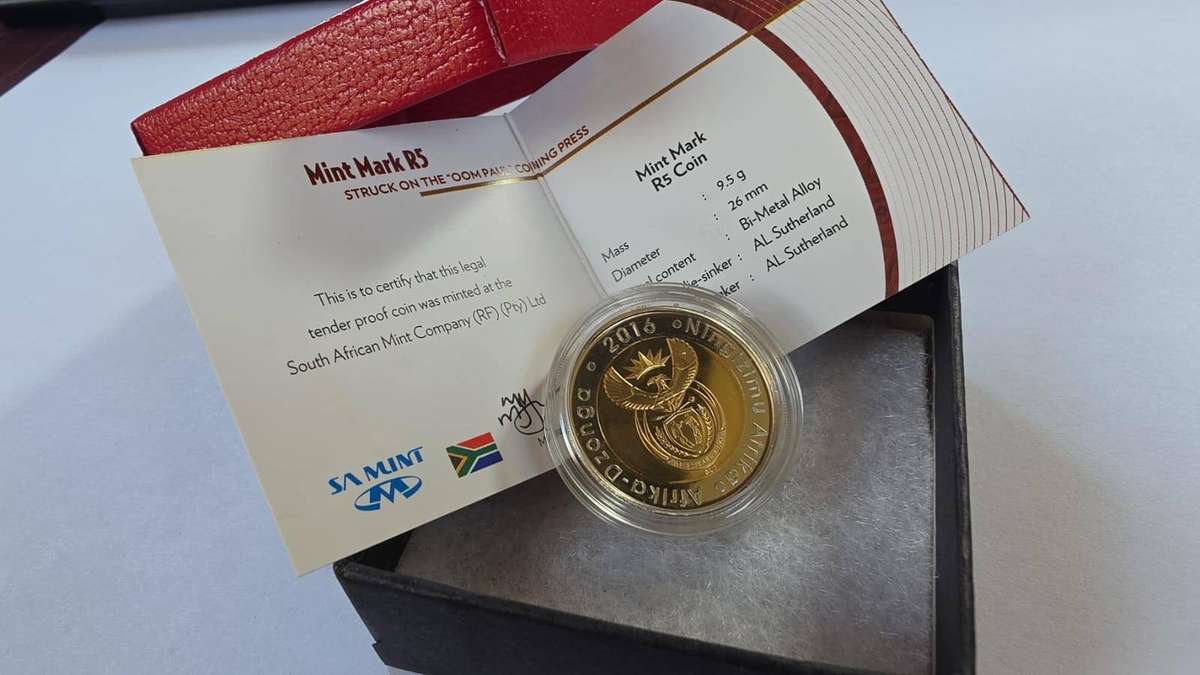 2016 Oom Paul R5 Coin World Mintmark  Mintage 392